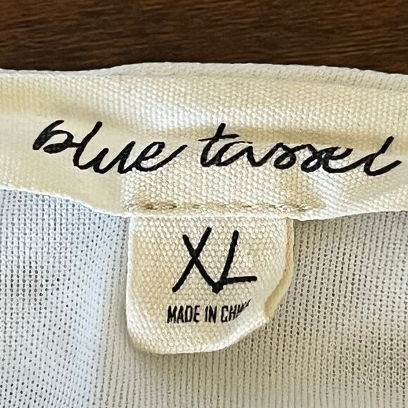 Blue Tassel Anthropologie White Floral Eyelet Lace Lined Cami Size XL - Picture 6 of 10